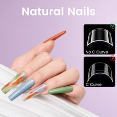Puntas Quaferen de uñas ABS resistentes, duraderas al cortar.