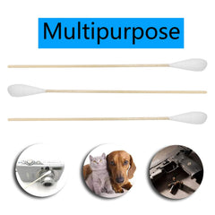 Chenchenchen long buds for pet ear care on dogs and cats.