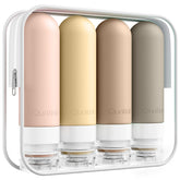Quatish travel bottle with leakproof lid keeps liquids secure on the go.
