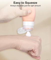 Quatish bottles with wide openings for easy refilling and cleaning