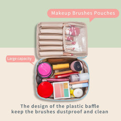 Queboom pink bag with detachable pouch ready for travel essentials
