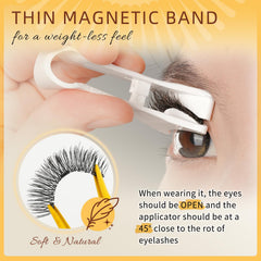 QUEWEL four-pair magnetic lashes ready for versatile looks