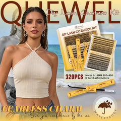 QUEWEL cluster tweezers with matte finish reduce fingerprints for easy handling.