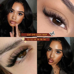 QUEWEL eyelash clusters applicator tool for clean, precise placement.