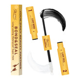 QUEWEL Lash Bond and Seal dual-ended bottle for precise at-home lash clusters.