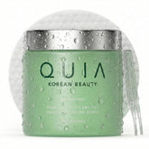 QUIA Beauty Toner Pads embossed side close-up shows pore-cleaning action