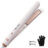 Quico Hair Straightener showing global voltage capability for travel styling.