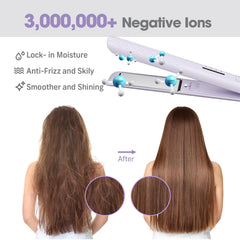 QUICO hair straightener glove and clips enable safe, hands-free styling