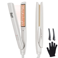 QUICO Upgrade Hair Straightener with 15s heat for fast, smooth styling.