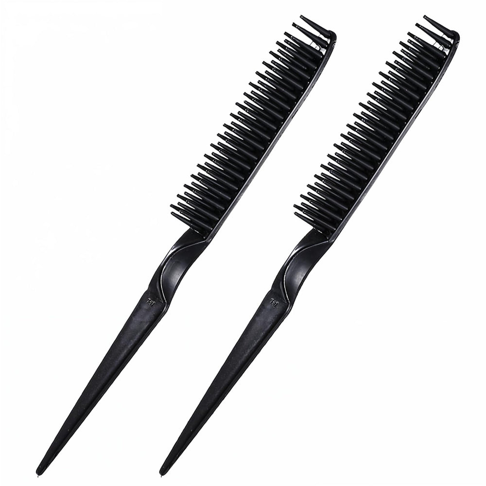 Qulkws 3-row detangling combs with smooth teeth for gentle knot removal.