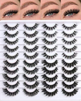 QUNETY Cat Eye Lashes Subtle Daily Glam for natural enhancement