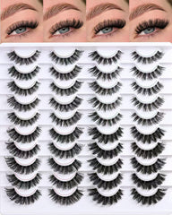 QUNETY Cat Eye Lashes Subtle Daily Glam for natural enhancement