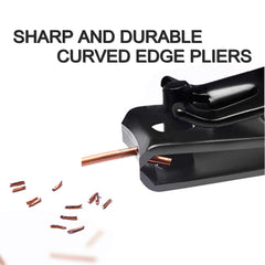 QURIPE cuticle scissors in use for neat nail maintenance.