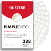 QUSTERE 9mm pimple patch discreetly covers blemish and absorbs oil.