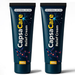 QUZOYU Capsacare cream tube front view for targeted relief