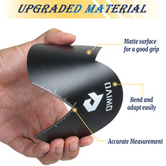 Reusable beard line up tool that doubles as a hairline guide.