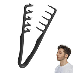 Qyubov Texture Comb with volumizing wide-tooth design for root lift.