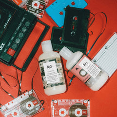Close-up of R+Co Cassette conditioner label highlighting Superseed Oil Complex