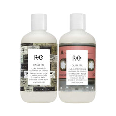 R+Co Cassette Curl Shampoo bottle defining curls with lightweight nourishment.