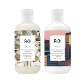 R+Co Dallas Biotin Thickening Shampoo bottle offers instant lift and volume