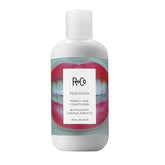 R+Co Television Perfect Hair Conditioner bottle highlights lightweight moisture for all hair types.