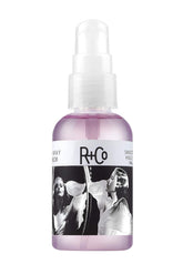 R+Co Two Way Mirror bottle pour highlights lightweight smoothing and shine.