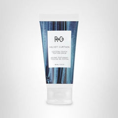 R+Co Velvet Curtain finished look with soft volume and hold.