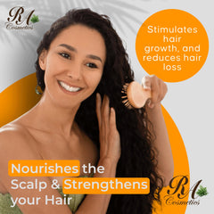 RA COSMETICS Batana Oil pour for easy daily use and frizz control.