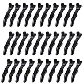 Rabetly alligator hair clip pack in black for secure sectioning of thick hair.