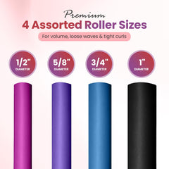 Rachel Roy Flexi Rods are short-hair friendly for versatile heatless styling