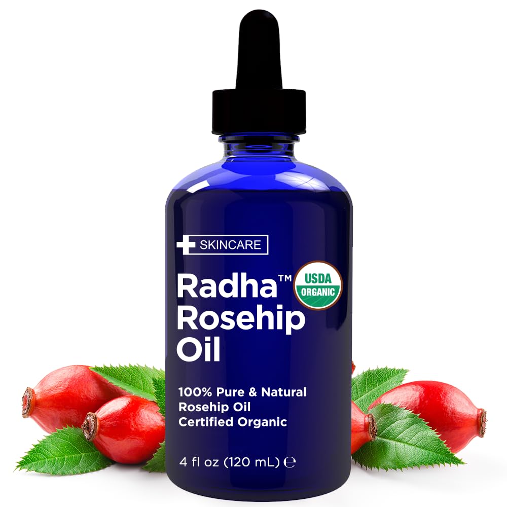 Radha Beauty aceite de rosa mosqueta en bote para piel suave