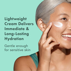 Rael crema facial textura ligera se absorbe rápido para uso diario.