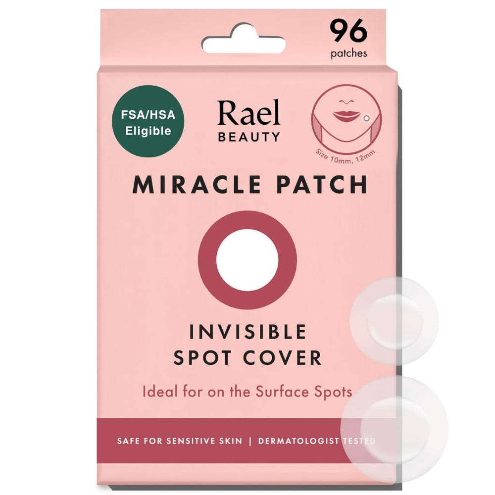 Rael parches acne invisibles 10 mm, cobertura discreta para imperfecciones.