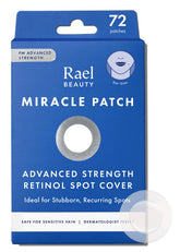 Rael pimple patches on face show hydrocolloid absorption overnight.