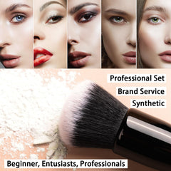 Raffaello vegan bristles are gentle on sensitive skin with durable, non-shed performance.