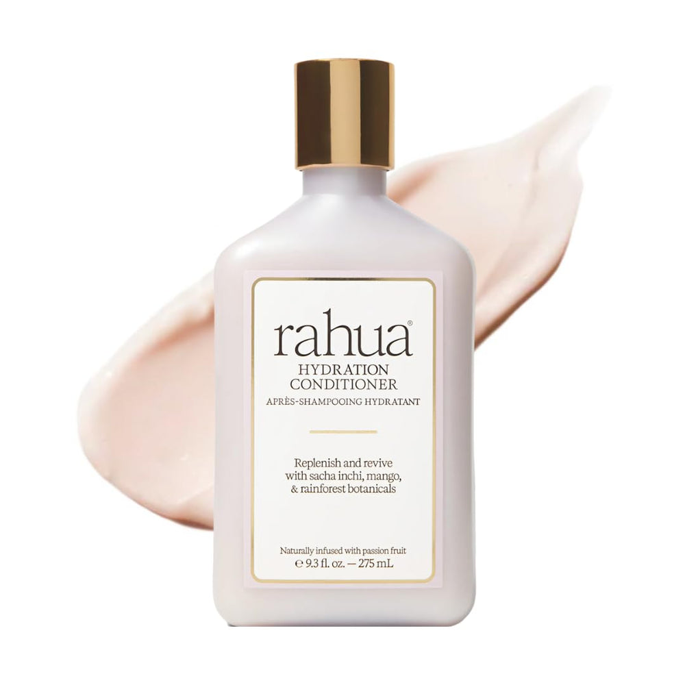 Rahua Hydration Conditioner bottle front ready for vegan moisture and frizz control.