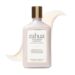 Rahua Hydration Shampoo bottle front view highlighting premium natural ingredients for deep moisture