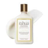 Rahua Voluminous Conditioner bottle on a clean surface delivering weightless hydration for fine hair