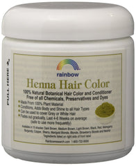 Rainbow Henna Persian Dark Brown hair color pack, convenient two-pack for home touch-ups.