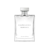 Ralph Lauren Romance bottle on a reflective surface for everyday elegance.
