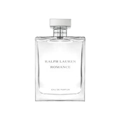 Ralph Lauren Romance bottle on a reflective surface for everyday elegance.