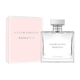 Ralph Lauren Romance EDP bottle front showcasing elegant glass design for daytime wear