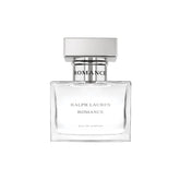 Ralph Lauren Romance bottle with pour, suggesting effortless application and refinement.