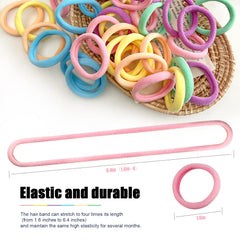 Random Mood soft elastic hair bands suited for all hair types
