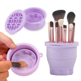 Ranphykx makeup brush cleaner pad showing silicone surface for thorough cleaning