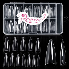 Ranrose short-nail-tips-pack shows a 120-piece set for versatile DIY manicures.