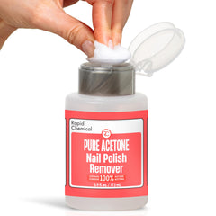 RAPID PROTECTANT con bomba integrada para remover esmalte sin derrames.