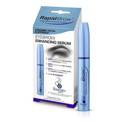 RapidBrow applicator brush close-up for precise, easy application