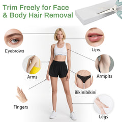RAQEHO strips cut to fit precise facial or small areas.