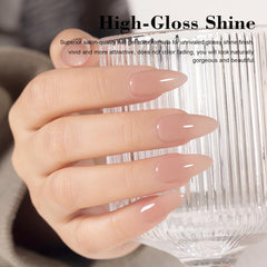 RARJSM 15ml gel polish capacity, big-capacity for extended home use.